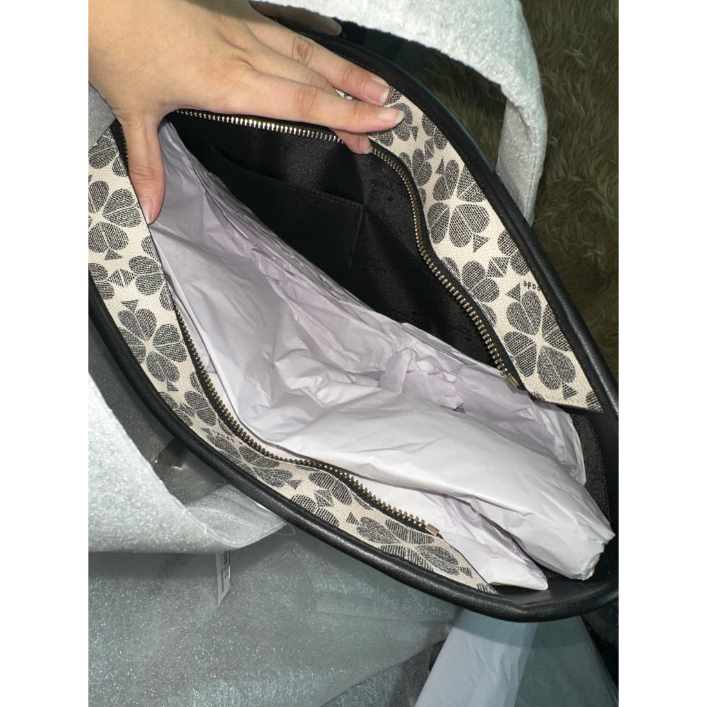 ORIG & IMPORTED KS Signature Spade Flower Large Tote Bag