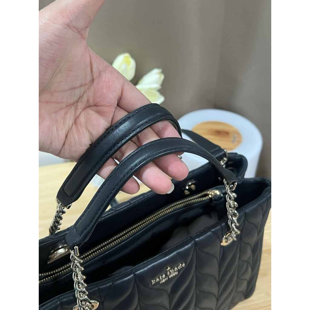ORIG PRELOVED  KS Meena Briar Lane Quilted Crossbody Bag Black