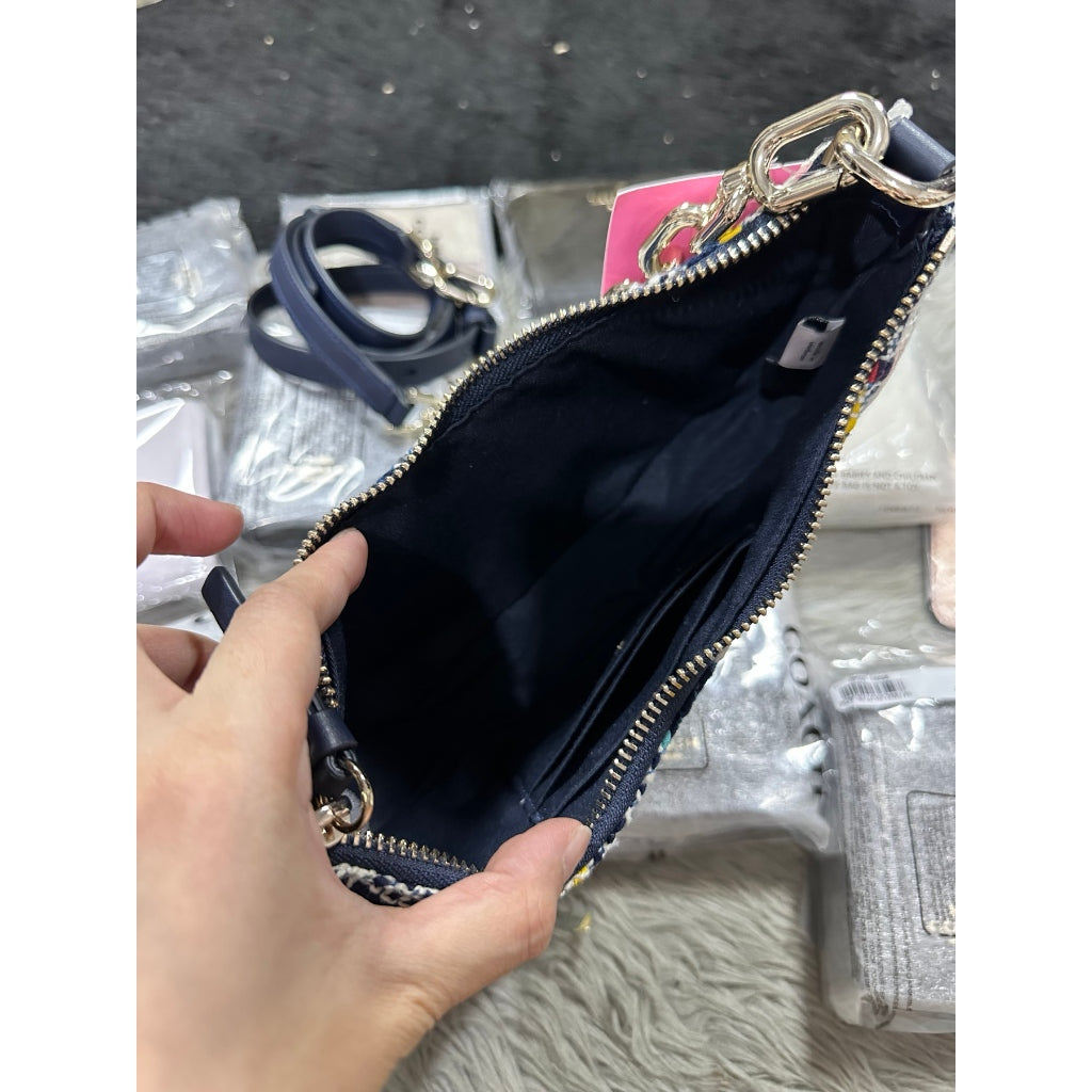 ORIG & IMPORTED KS Smile Tweed Small Crossbody Bag