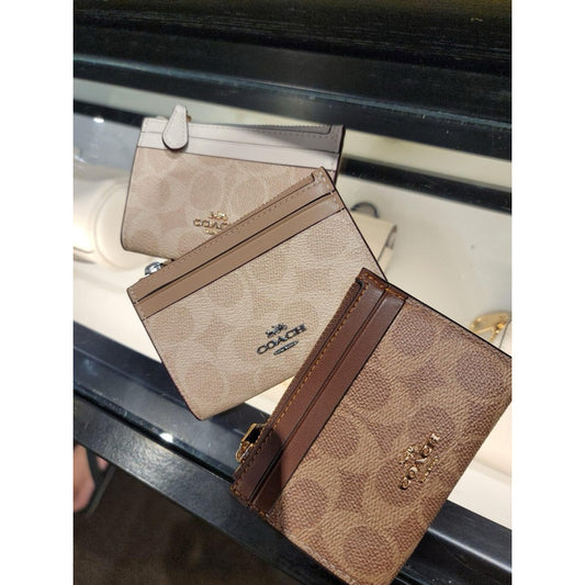 ORIG & IMPORTED Co@ch MINI SKINNY ID CASE CARD HOLDER SMALL WALLET - ORIG, US IMPORTED