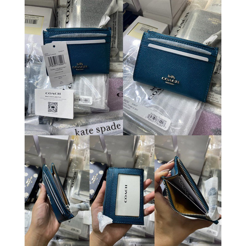 ORIG & IMPORTED Co@ch MINI SKINNY ID CASE CARD HOLDER SMALL WALLET - ORIG, US IMPORTED