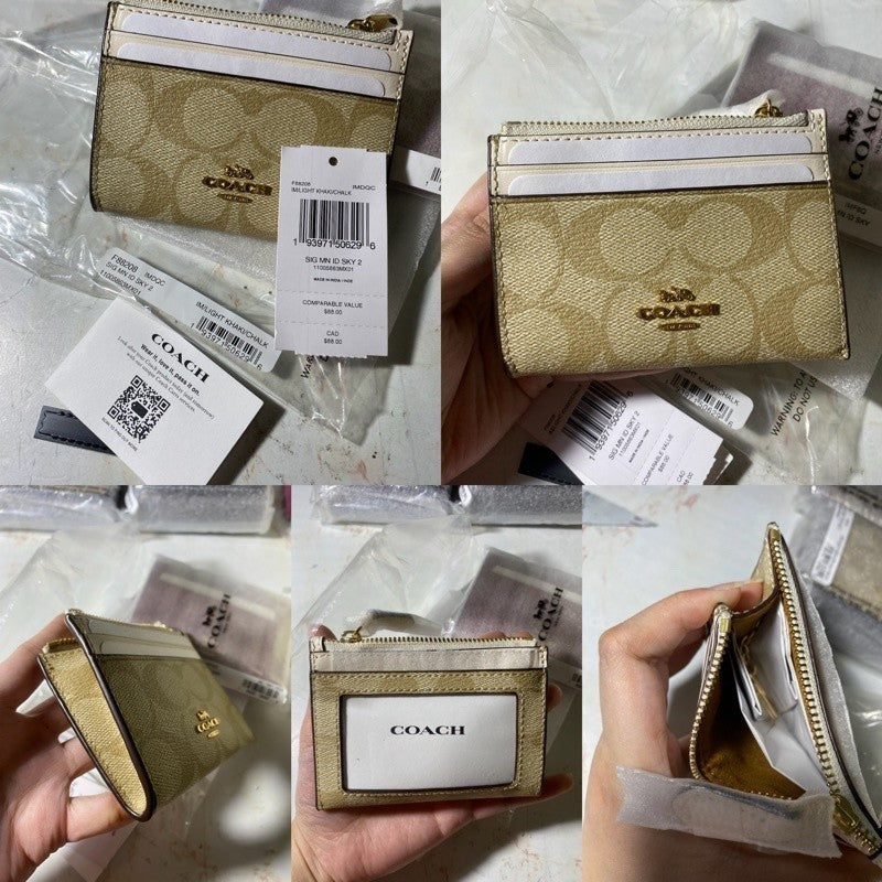 ORIG & IMPORTED Co@ch MINI SKINNY ID CASE CARD HOLDER SMALL WALLET - ORIG, US IMPORTED