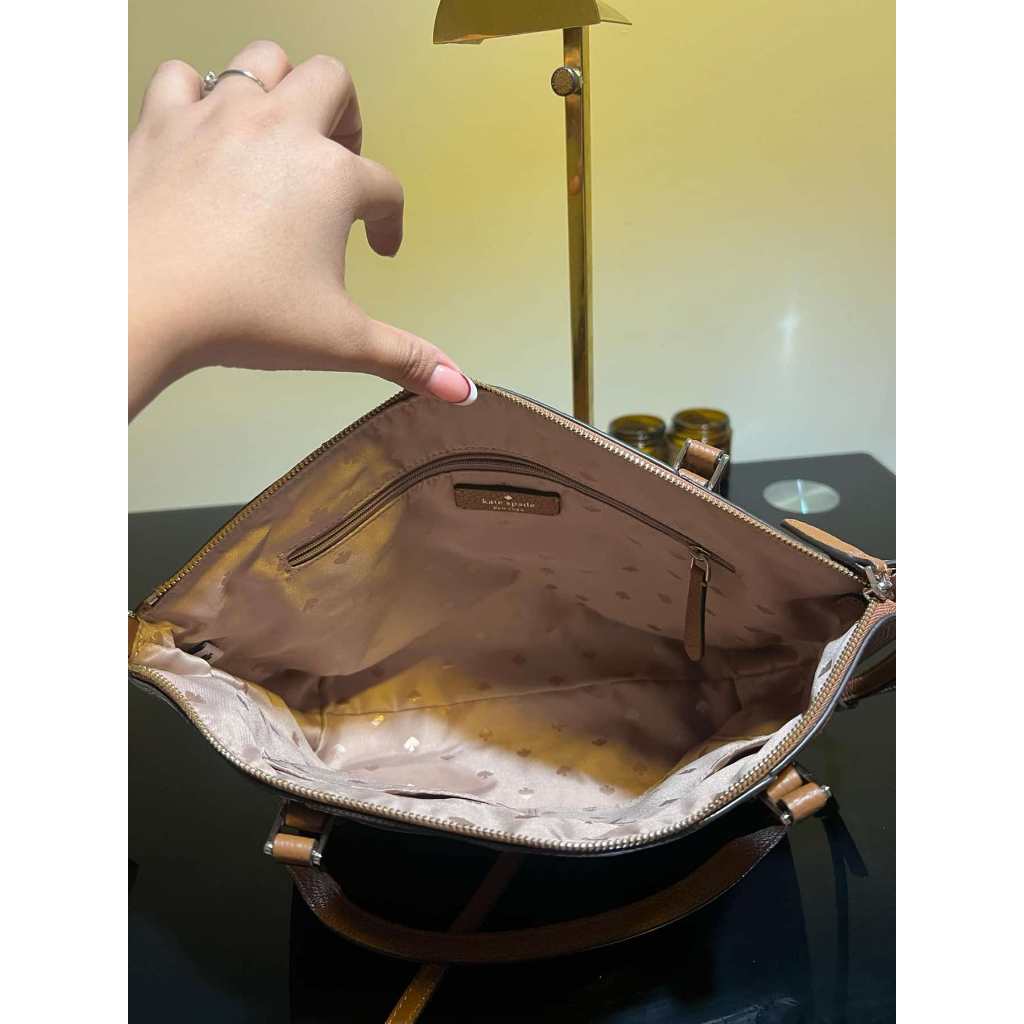 ORIG PRELOVED  KS Monica Satchel Small Brown Bag