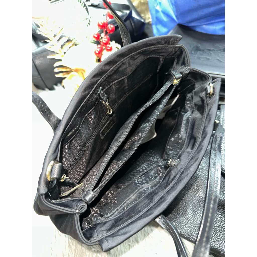 ORIG Preloved KS Blake Avenue Small Loden Nylon Black Bag