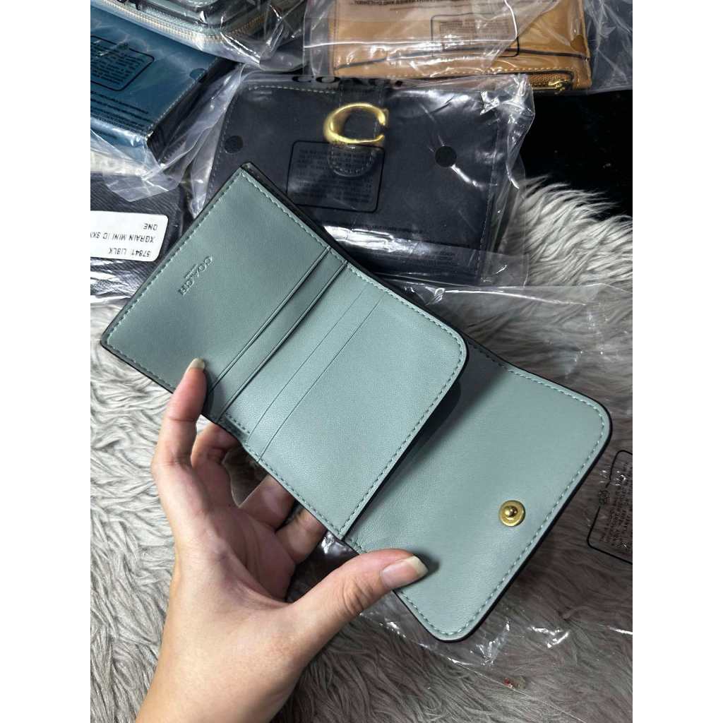 ORIG & IMPORTED CCH Retail Essential Card Holder 2 in 1 Small Wallet Blue Green