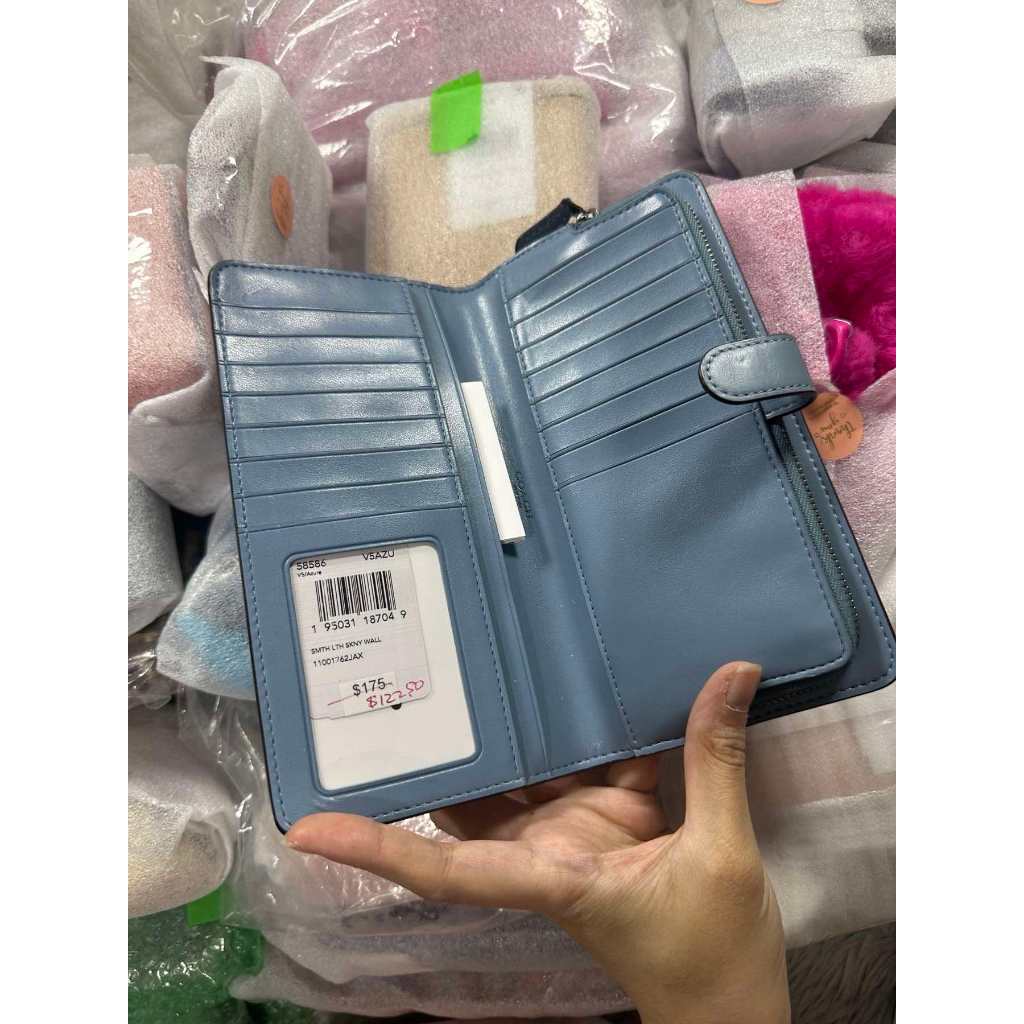 ORIG & IMPORTED CCH Retail Skinny Long Wallet Pink/Lilac/Brown