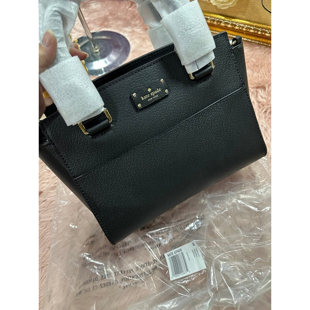 ORIG & IMPORTED KS Lana Satchel Black Bag
