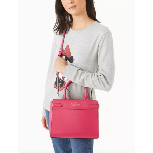 ORIG Preloved WITH FLAW KS Staci Medium Satchel Pink Bag