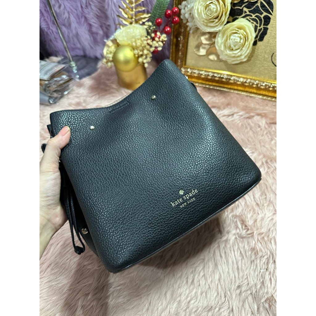 ORIG Preloved KS Marti Small Bucket Bag Black