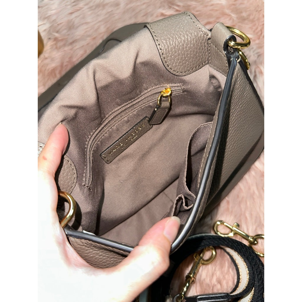 ORIG & IMPORTED Preloved MJ Nomad Pebbled Leather Bag with Thick Strap Brown