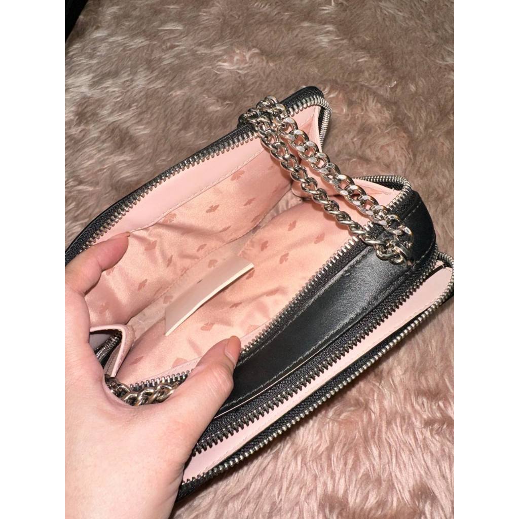 ORIG & IMPORTED Preloved KS Penguin Frosty Chain Double Zip Crossbody Small Bag
