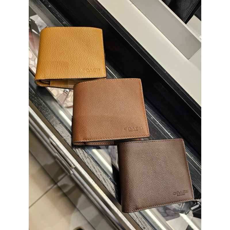 ORIG & IMPORTED CCH Compact Men Bifold Wallet Black/Brown