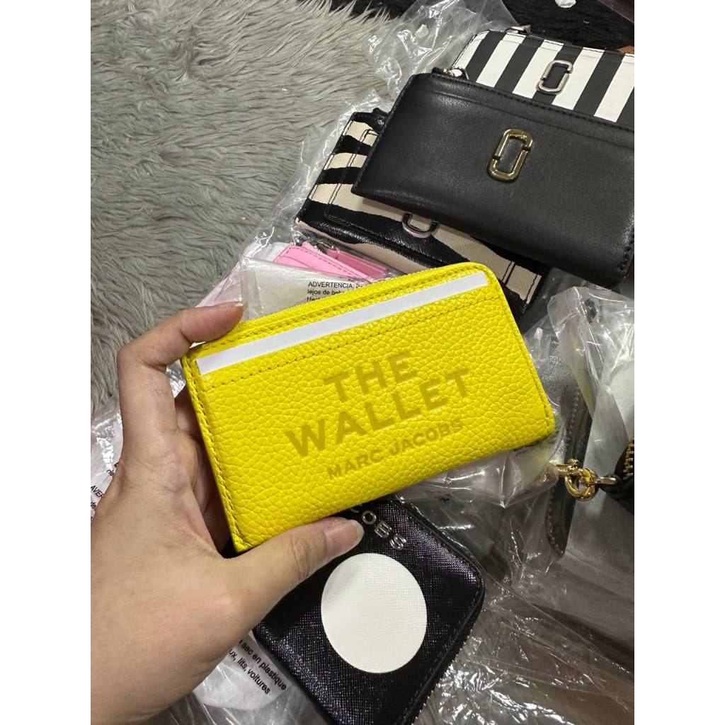 ORIG & IMPORTED MJ The Leather Top Zip Multi Card Slim Small Wallet