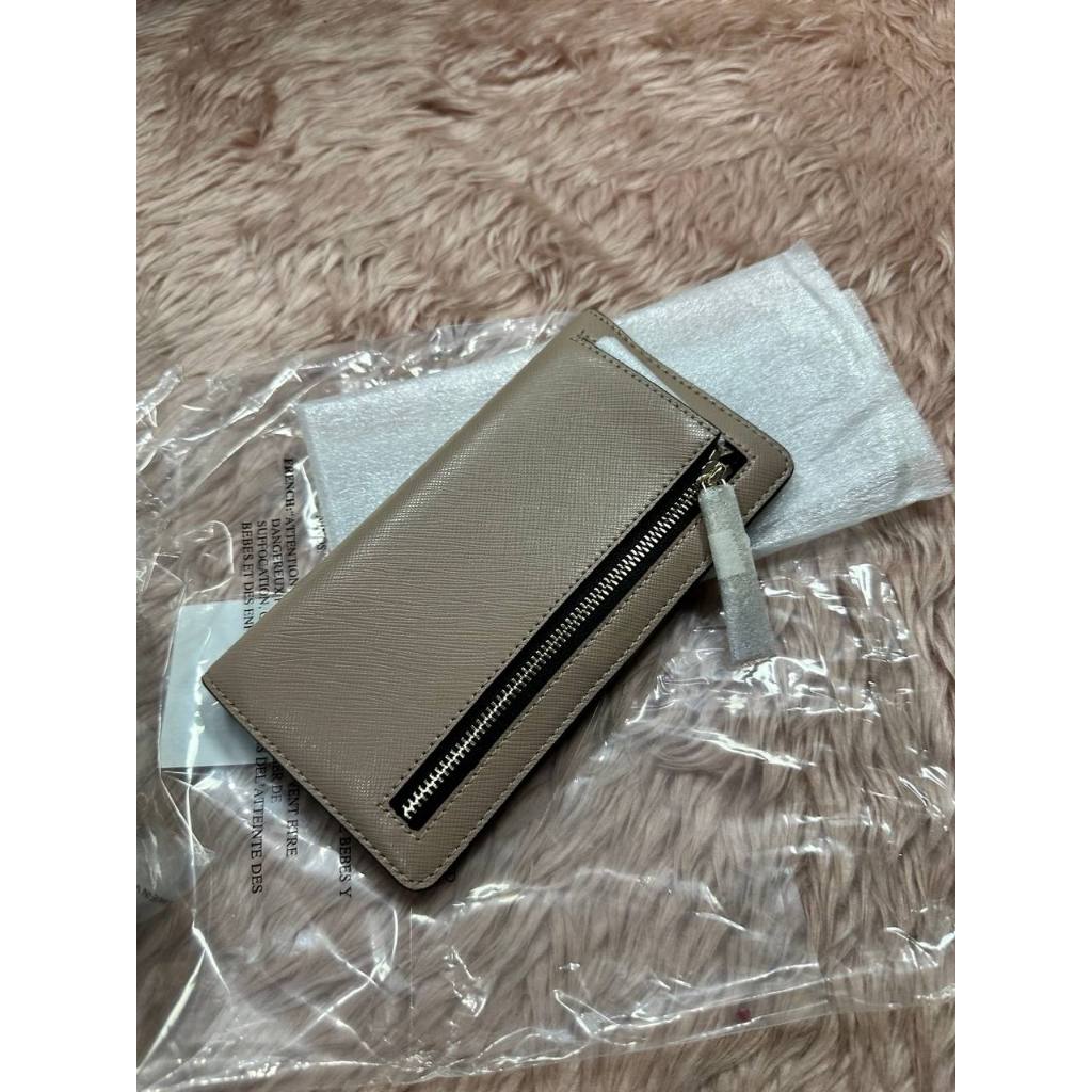 ORIG & IMPORTED KS Madison Large Slim Long Wallet Black Brown White