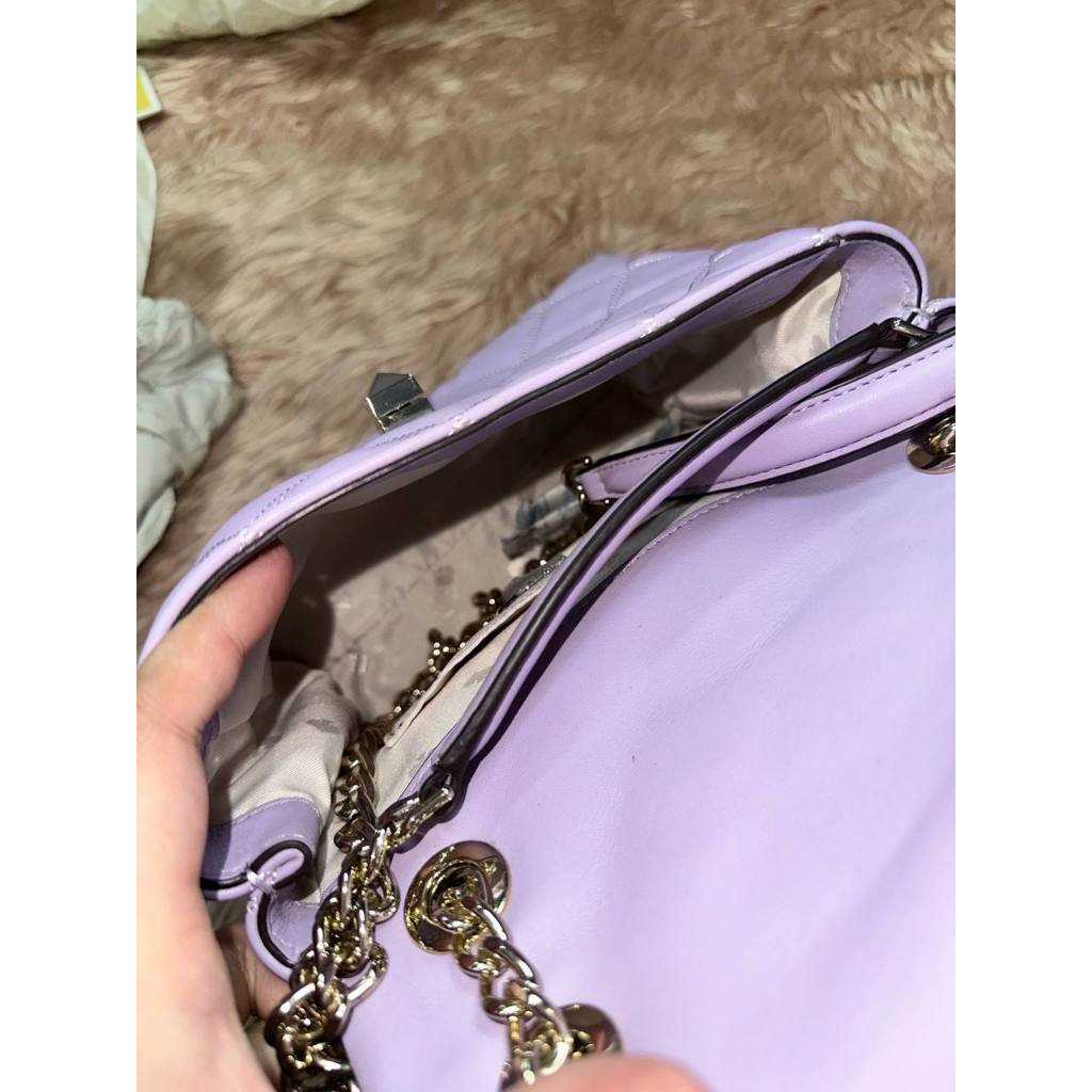 ORIG & IMPORTED KS Natalia Small Flap Crossbody Bag Purple