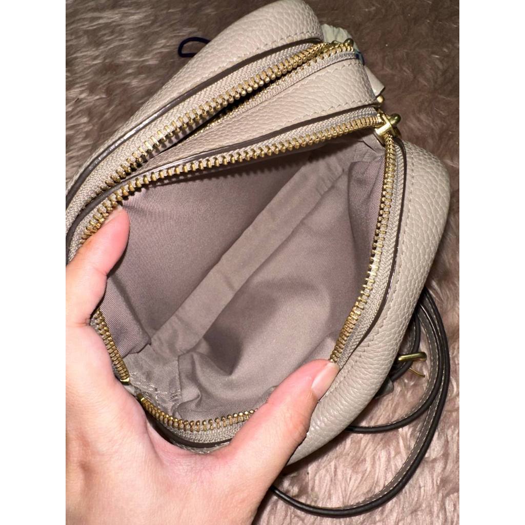 ORIG Preloved TB Perry Bombe Mini Bag Gray
