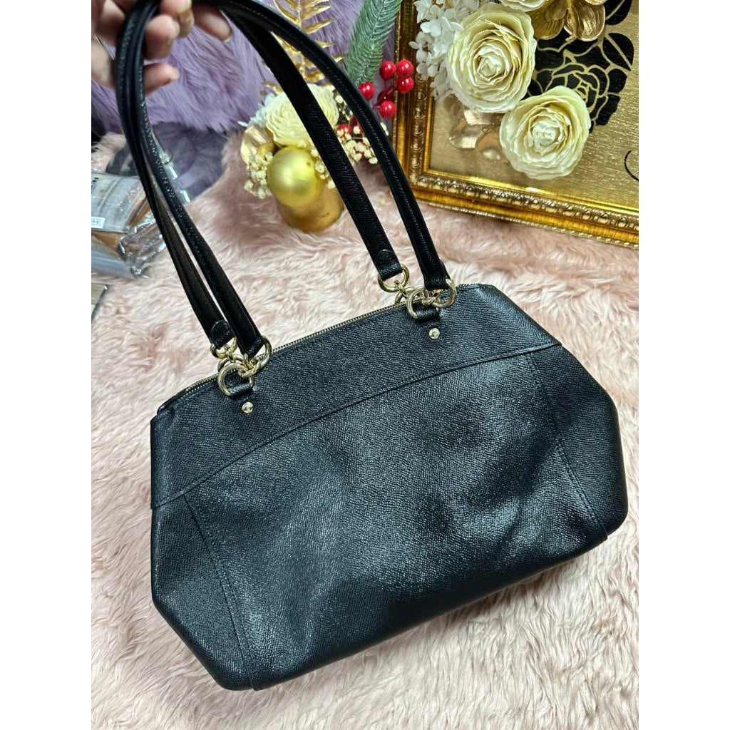 ORIG Preloved CCH Crossgrain Large Brooke Carryall Black Bag
