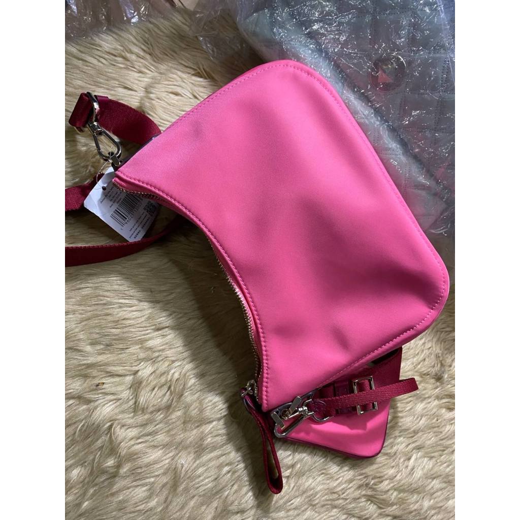 ORIG & IMPORTED KS Chelsea Nylon Bag w/ Coin Purse Pink