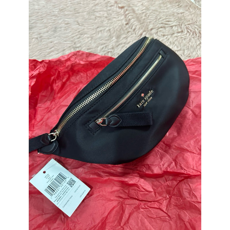 ORIG & Imported KS Chelsea Nylon Belt Bag Black