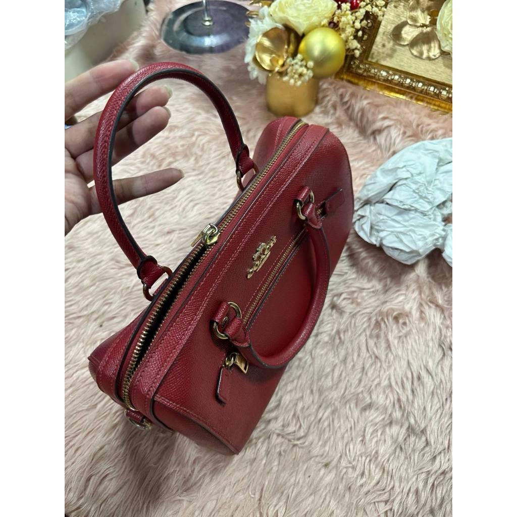 ORIG Preloved CCH Rowan Satchel Bag Cherry Red