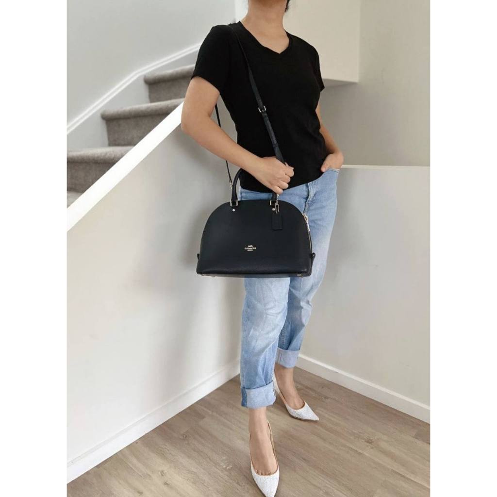 ORIG Preloved CCH Mini Sierra Alma Dome Black Bag