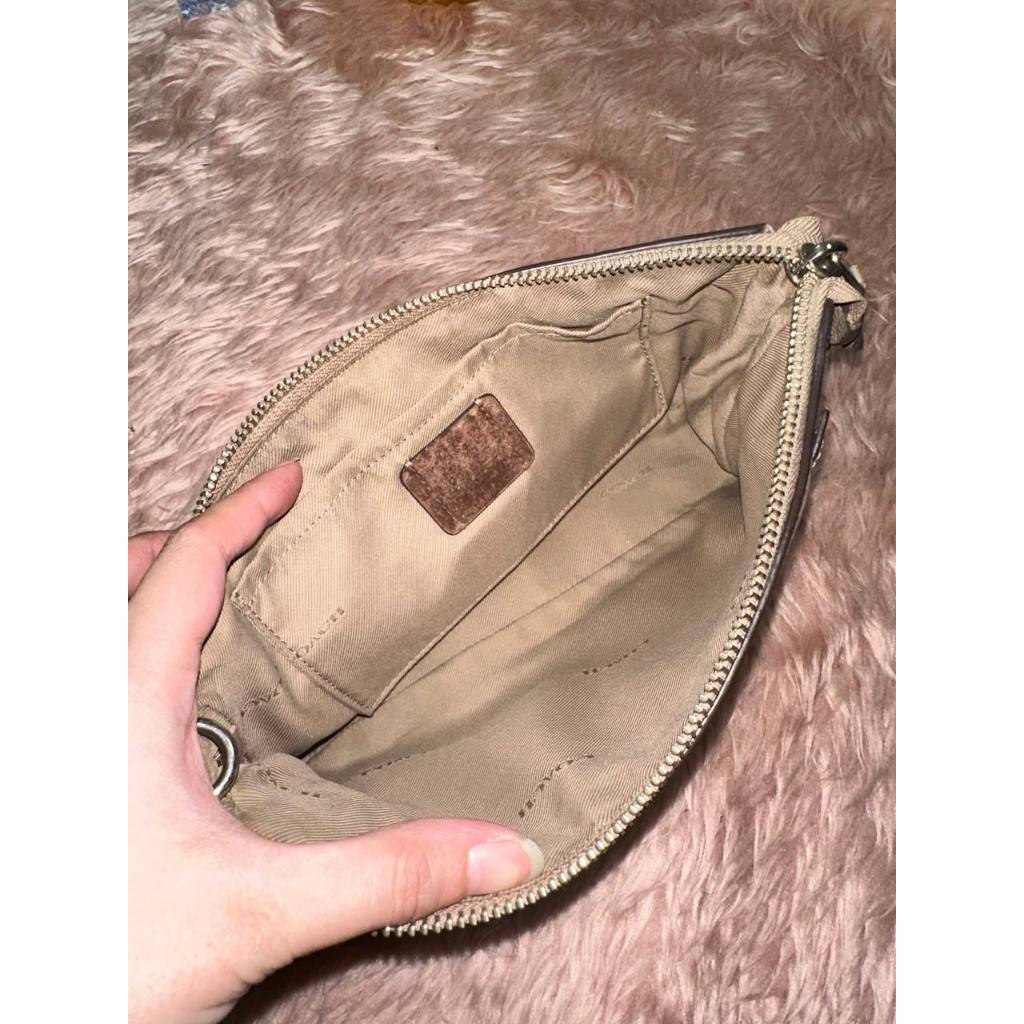 ORIG Preloved CCH Nolita Wristlet 24 Small Beige Shoulder Bag