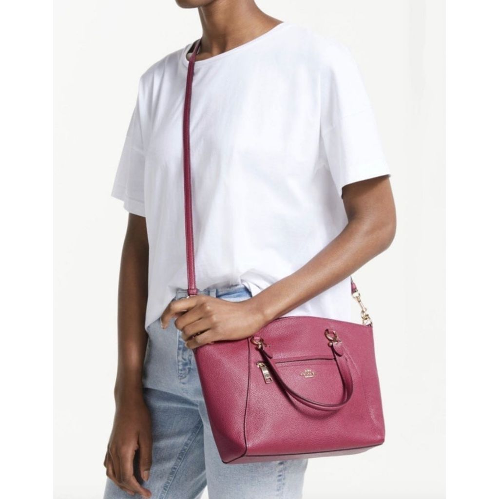 ORIG & IMPORTED CCH Prairie Satchel Bag in Fuschia Pink