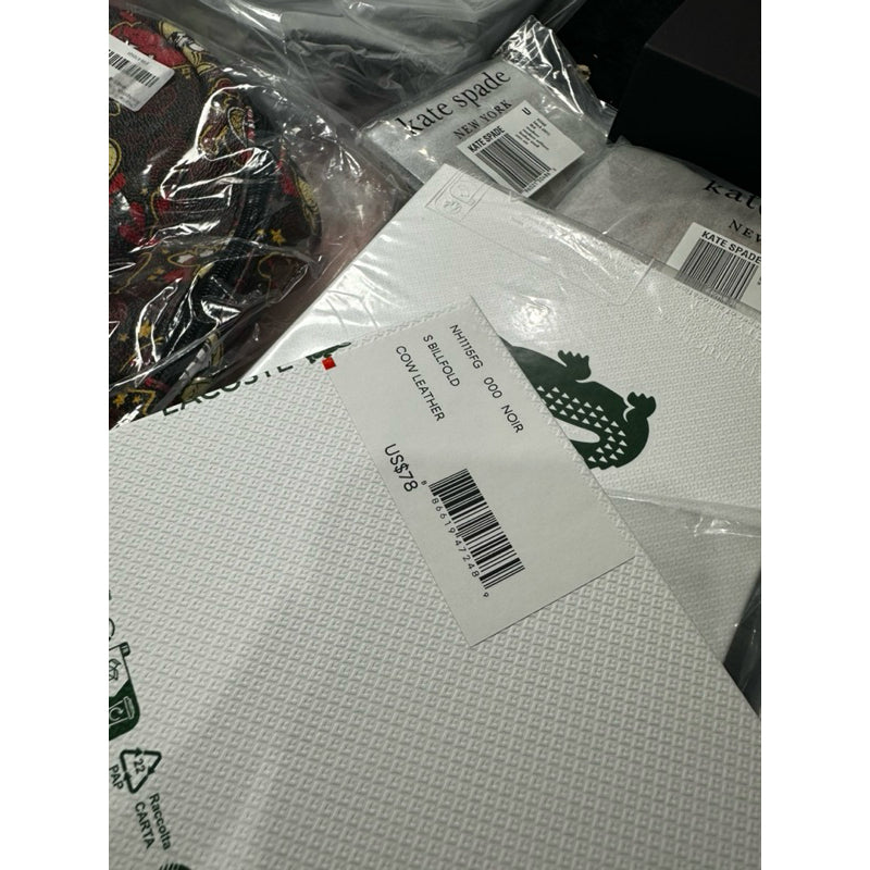 ORIG & IMPORTED LCT Men's Fitzgerald Leather 6-Card Black Brown Men’s Wallet NH1115FG