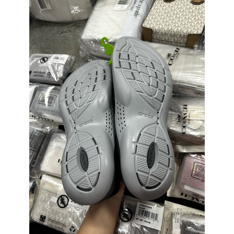 ORIG & IMPORTED Crocs Men’s LiteRide 360 Pacer Shoes in Black/Slate Grey