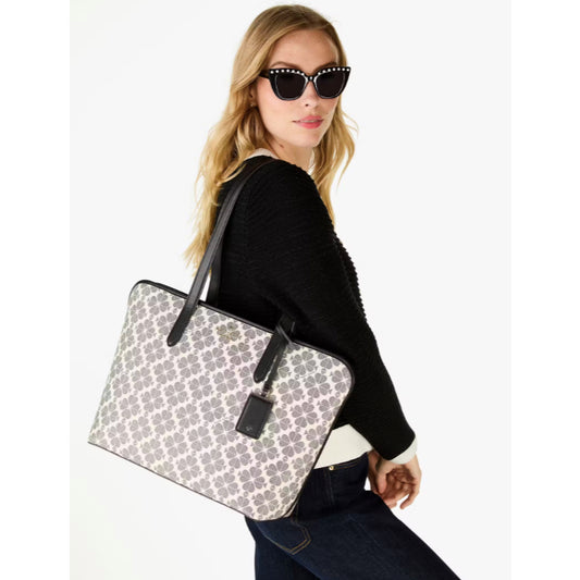 ORIG & IMPORTED KS Signature Spade Flower Large Tote Bag