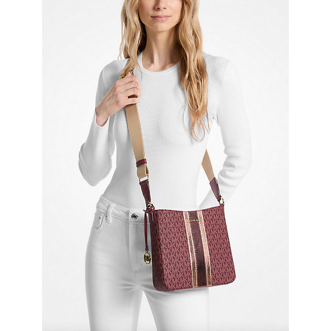 ORIG & IMPORTED MK Jet Set Travel Small Messenger Crossbody Bag in Rogue Sombre Pink