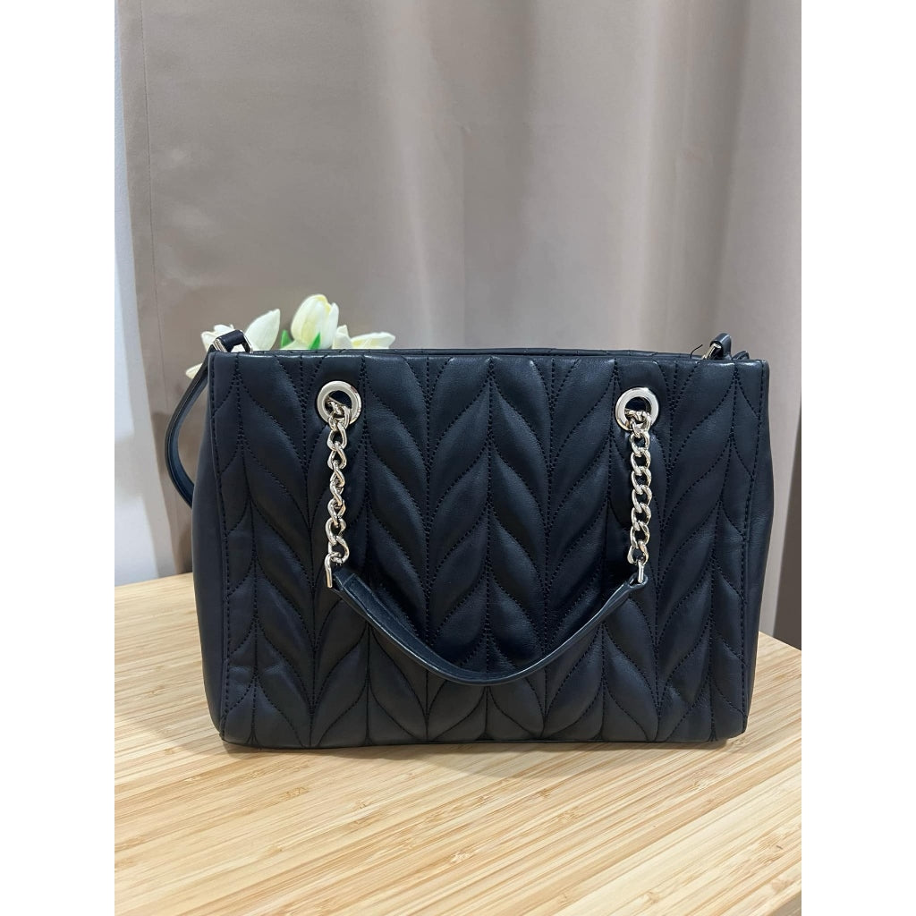 ORIG PRELOVED  KS Meena Briar Lane Quilted Crossbody Bag Black