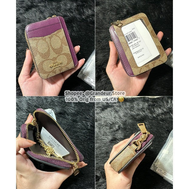 ORIG/IMPORTED ❤️ CCH ZIP CARD CASE WALLET COIN PURSE