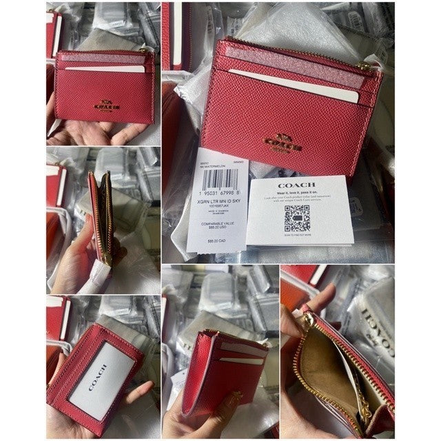 ORIG & IMPORTED Co@ch MINI SKINNY ID CASE CARD HOLDER SMALL WALLET - ORIG, US IMPORTED