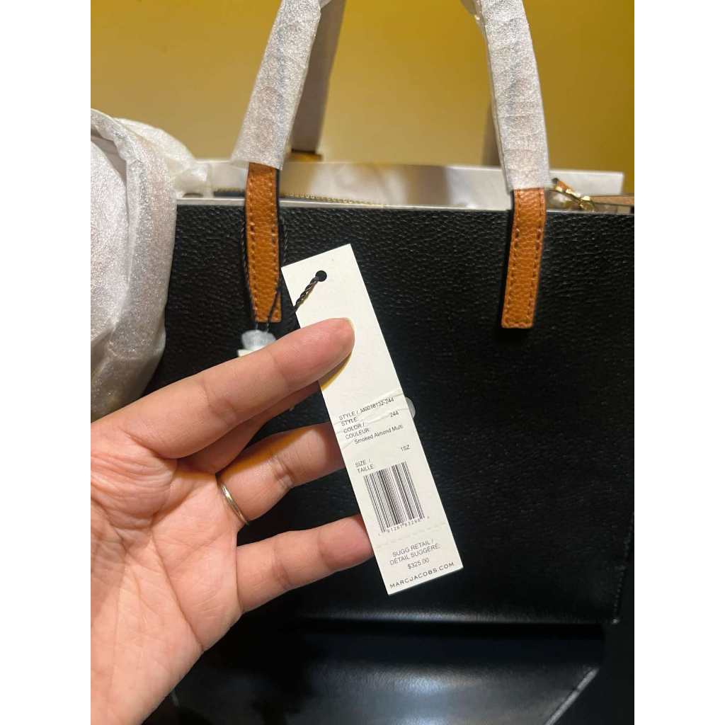 ORIG & IMPORTED MJ Mini Grind Satchel Tote Bag Smoked Almond