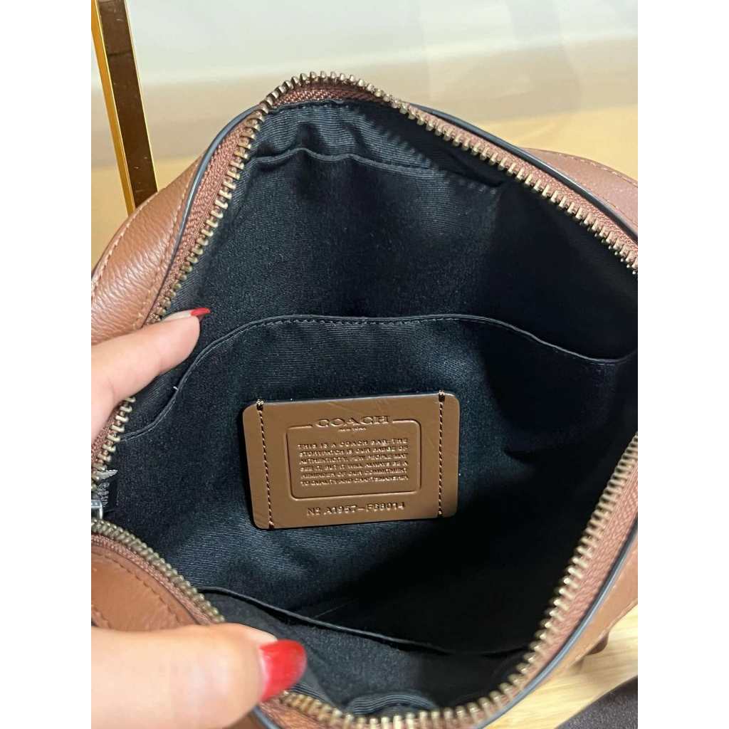 ORIG Preloved CCH Houston Flight Men's Bag Brown