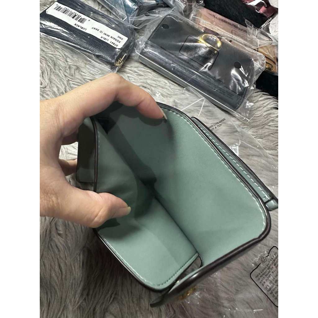 ORIG & IMPORTED CCH Retail Essential Card Holder 2 in 1 Small Wallet Blue Green