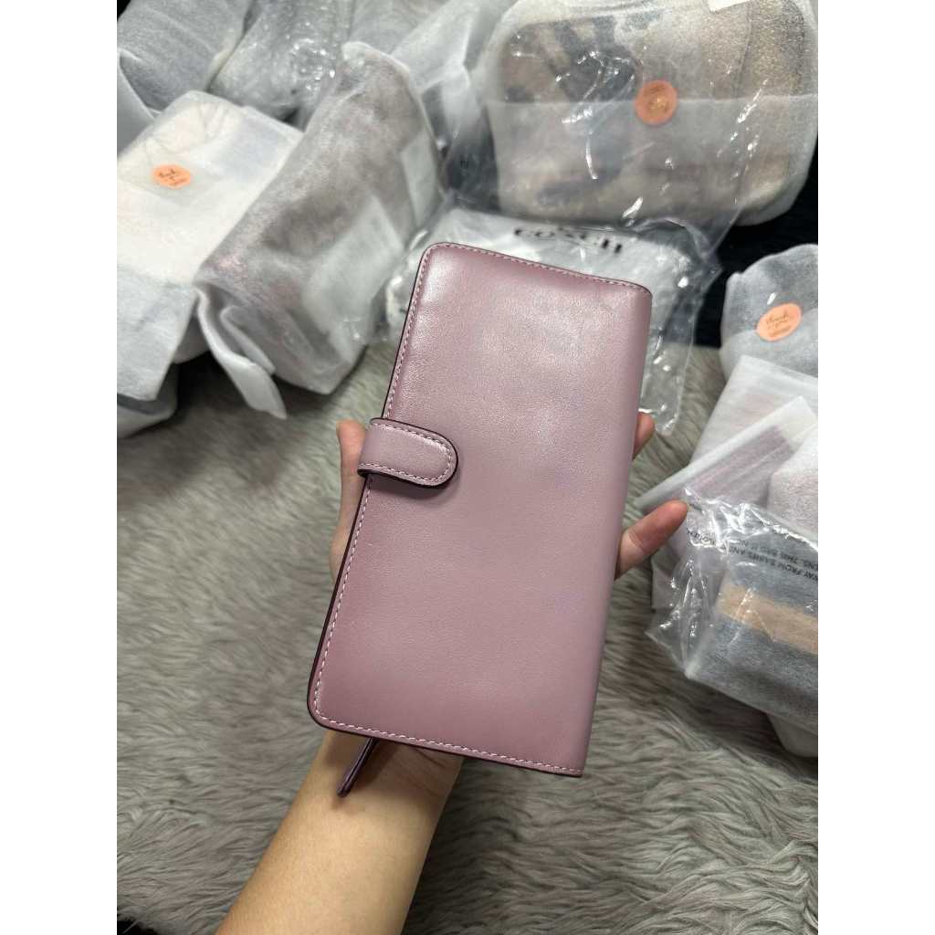 ORIG & IMPORTED CCH Retail Essential Slim Long Wallet Green/Lilac
