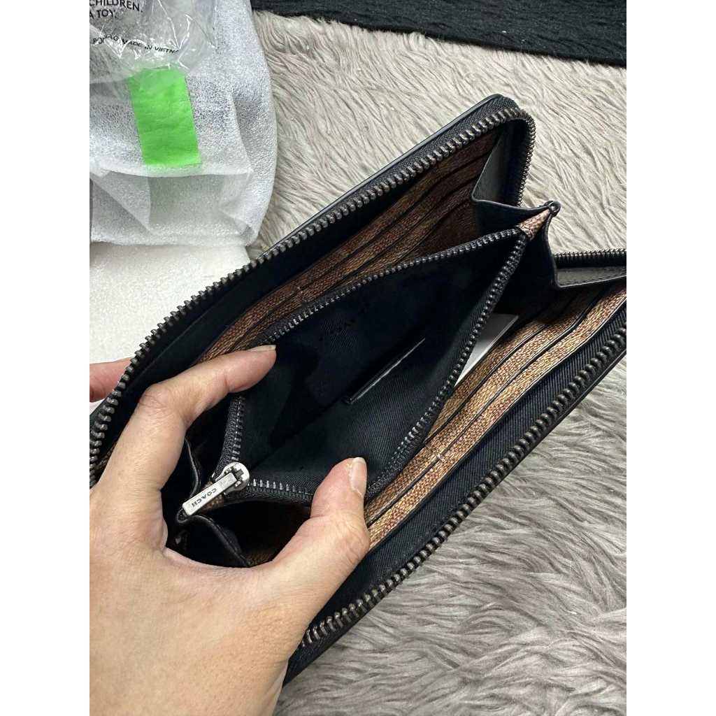 ORIG & IMPORTED CCH Retail Accordion Long Men's Black Wallet