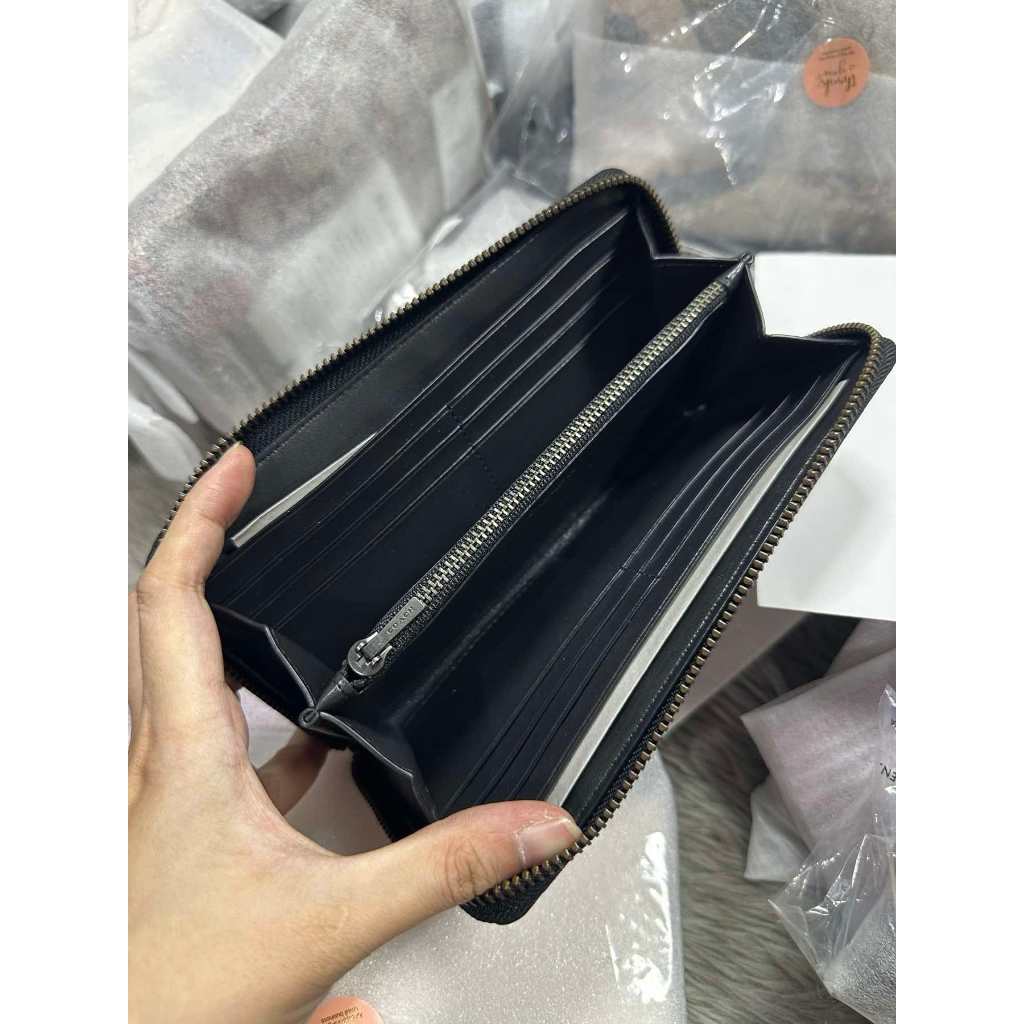 ORIG & IMPORTED CCH Retail Accordion Long Black Floral Wallet