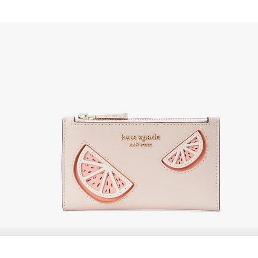ORIG & IMPORTED KS RARE Tini Embellished Small Slim Bifold Wallet