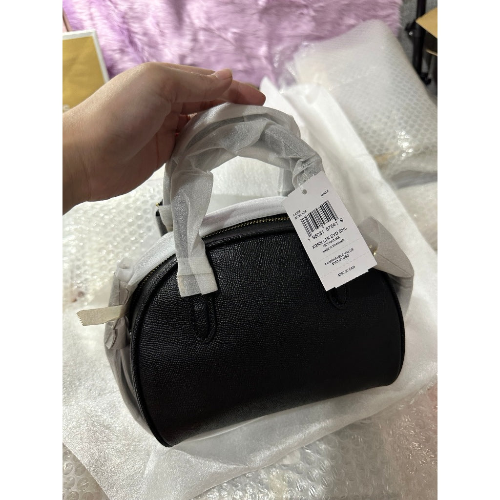 ORIG & IMPORTED CCH Sydney Satchel Top Handle Black Bag