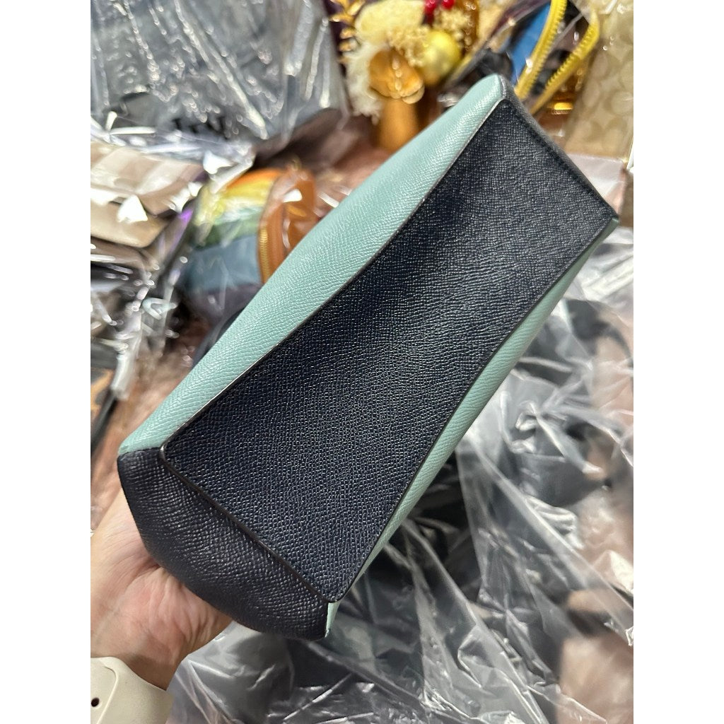 ORIG Preloved CCH Mini Sage Carryall Colorblock Blue