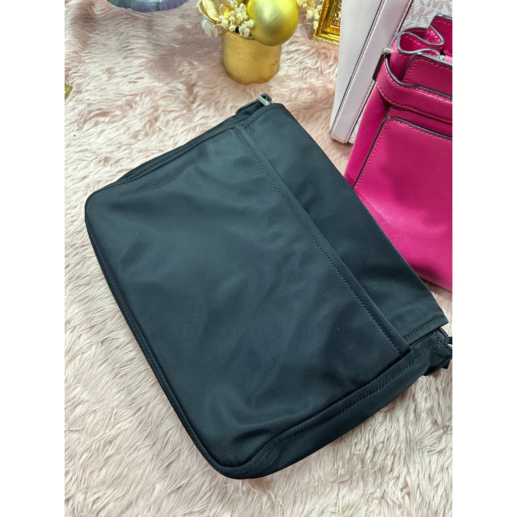ORIG Preloved KS Chelsea Messenger Black Nylon Bag