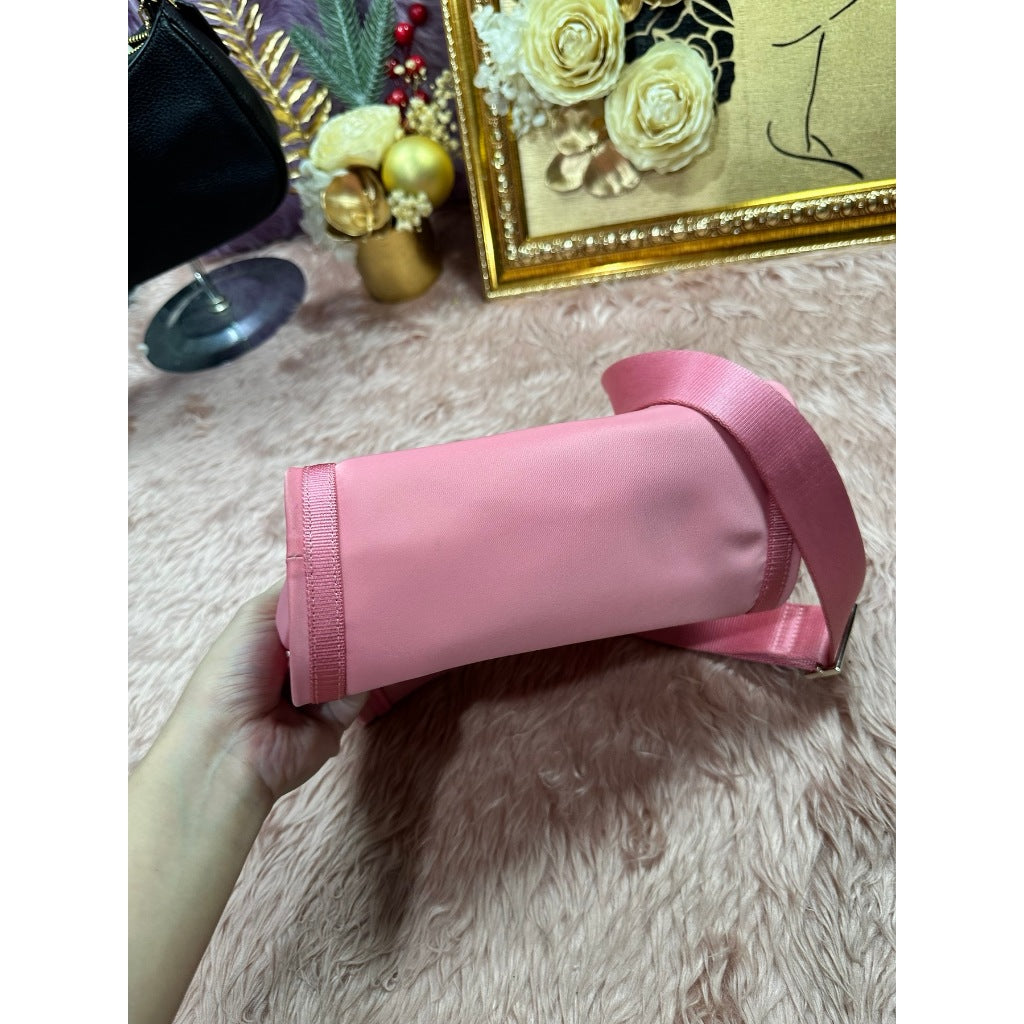 ORIG Preloved KS The Little Better Sam Nylon Mini Tote Pink Bag