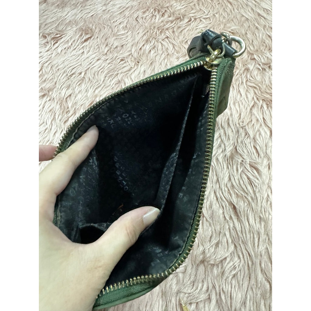 ORIG Preloved KS Wilson Road Jane Nylon Shoulder Bag Green