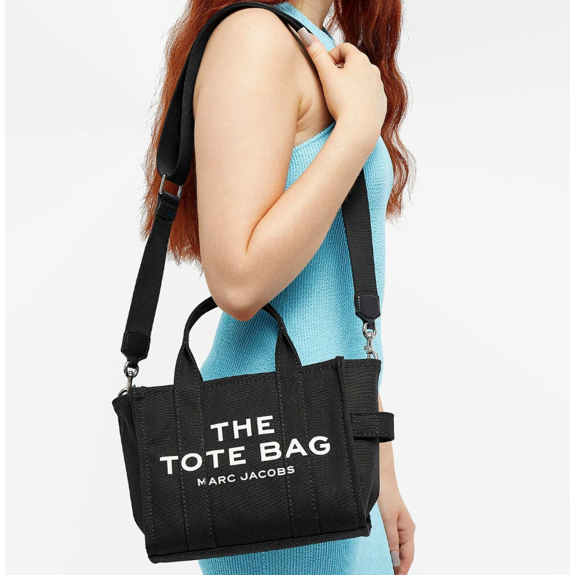 ORIG & IMPORTED Preloved MJ The Small Tote Black Bag canvas