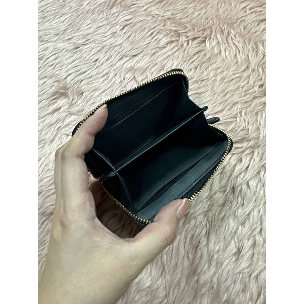 ORIG & IMPORTED Preloved CCH Zip Around Coin Case Small Wallet Floral