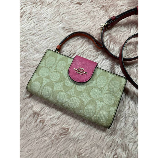ORIG & IMPORTED Preloved CCH Phone Tech Wallet Khaki Pink