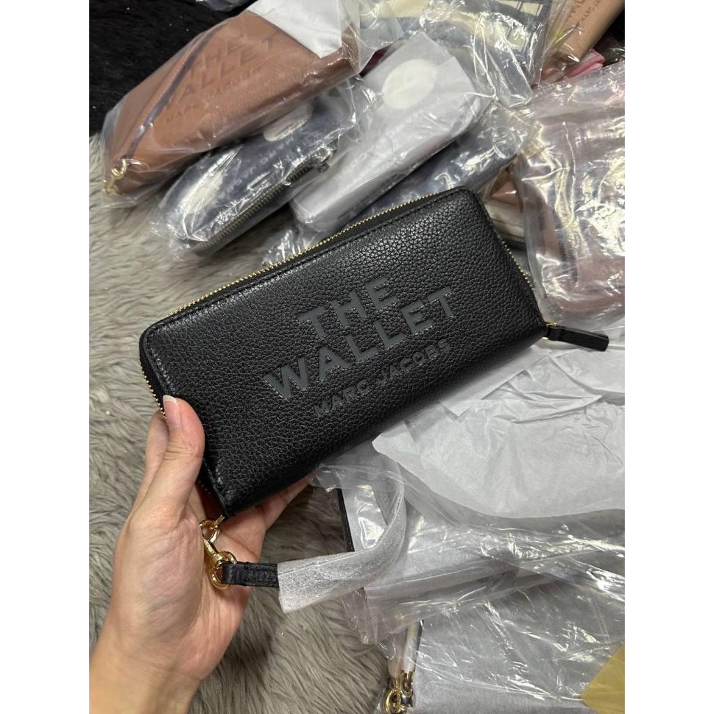ORIG & IMPORTED MJ The Leather Continental Long Wallet Black Brown